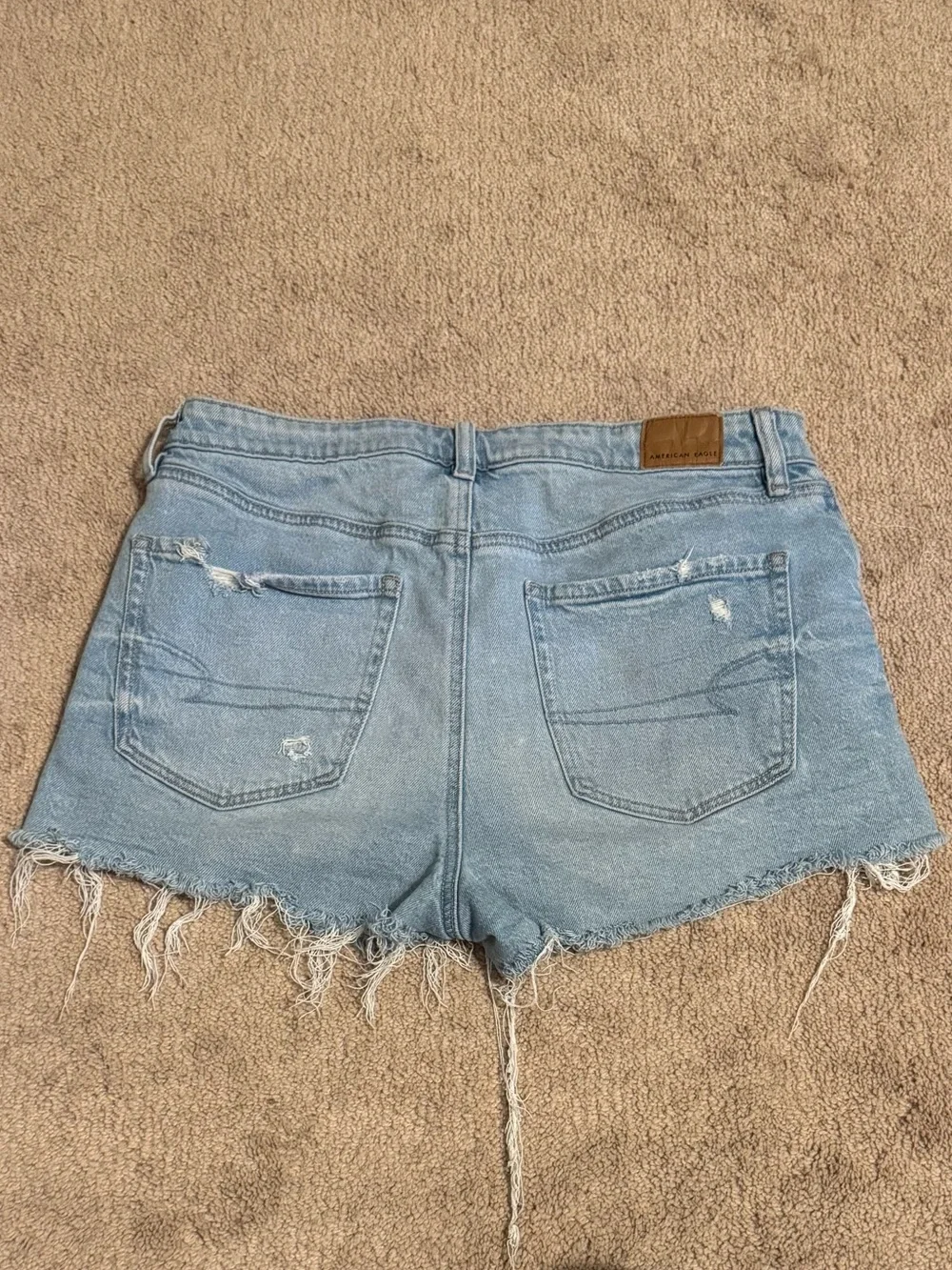 AE Stretch Ripped Denim Perfect Shortie